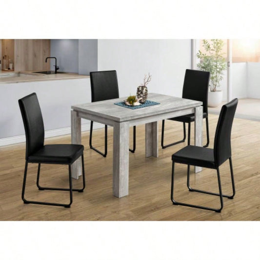 Dining Table, 48 Rectangular, Small, Kitchen, Dining Room, Laminate, Contemporary, Modern