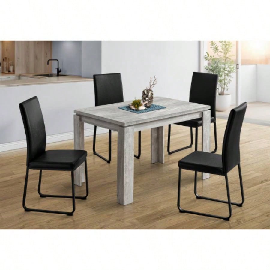 Dining Table, 48 Rectangular, Small, Kitchen, Dining Room, Laminate, Contemporary, Modern