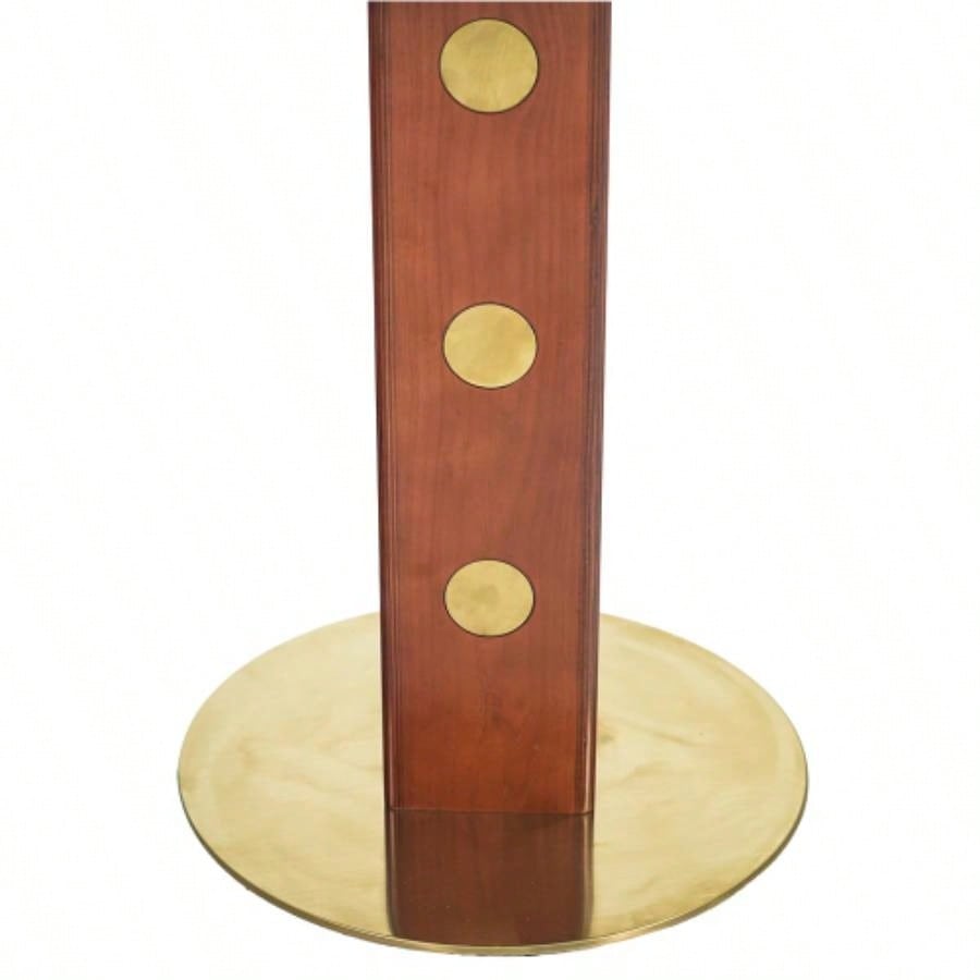 Modern Square Dining Table, 33.5 Sintered Stone Table with Wooden Leg Gold Base, 2 - Person Kitchen Table Small Space, 150lbs Weight Capacity