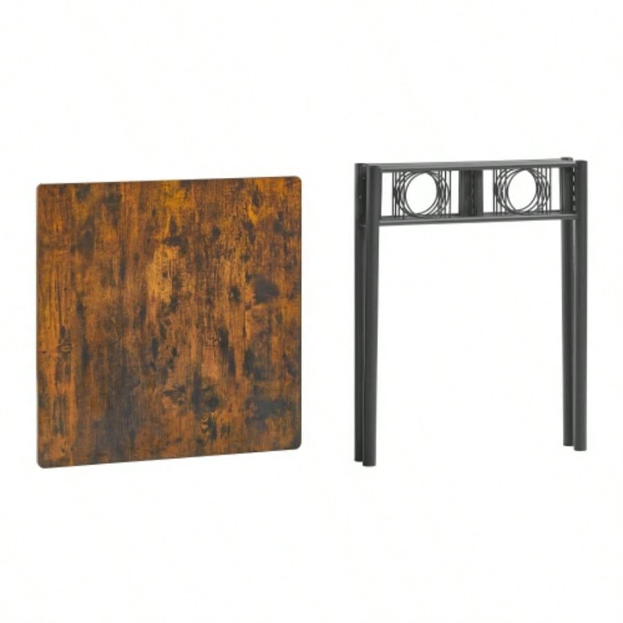 Kitchen Dining Room Table, Iron Wood Square Table Kitchen Dining Room Furniture