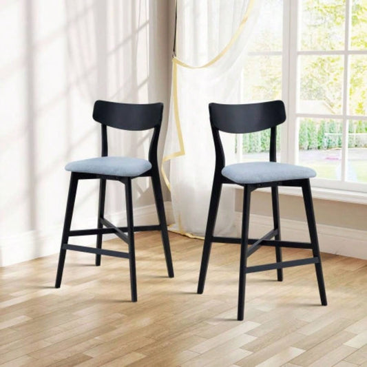 31.5 Inch Oversize Round Bar Table, Wooden High Top Kitchen Dining Table Pub, Living Room, Restaurant, Cocktail Bar, Black