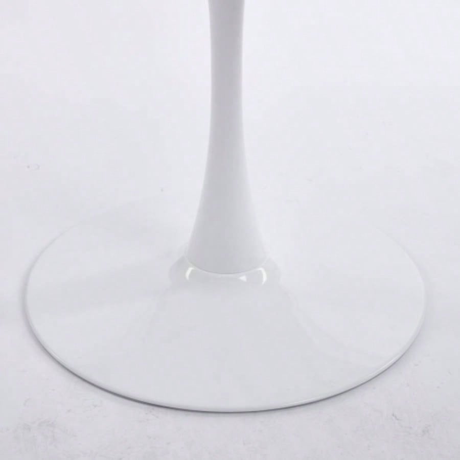 42.1white COLOR TOP Tulip Table Mid - Dining Table 4 - 6 people With Round Mdf Table Top, Pedestal Dining Table, End Table Leisure Coffee Table