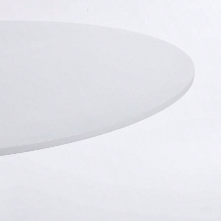 42.1white COLOR TOP Tulip Table Mid - Dining Table 4 - 6 people With Round Mdf Table Top, Pedestal Dining Table, End Table Leisure Coffee Table