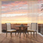 Oak Gray Round Dining Table 39.4 - Traditional Solid Wood, Timeless Elegance, Focal Point Family Gatherings