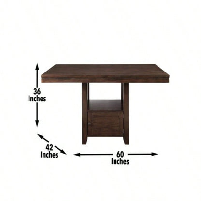 Yorktown - Counter Table - Dark Brown