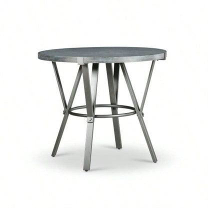 Portland - Round Counter Table - Dark Gray