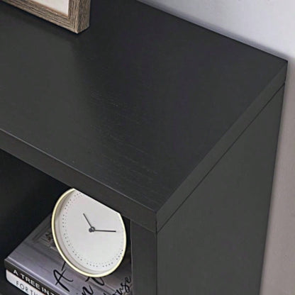 Open Wooden Open Shelf Bookcase, Freestanding Display Storage Cabinet with Cube Storage Spaces, Floor Standing Bookshelf, Entryway, Living Room Storage Cabinet