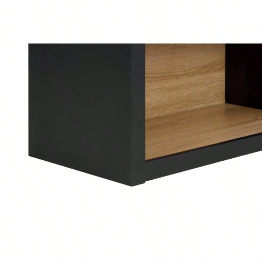 4 - Tier Black Arched Bookshelf, 43 Tall Arched Bookcase with Storage Shelves