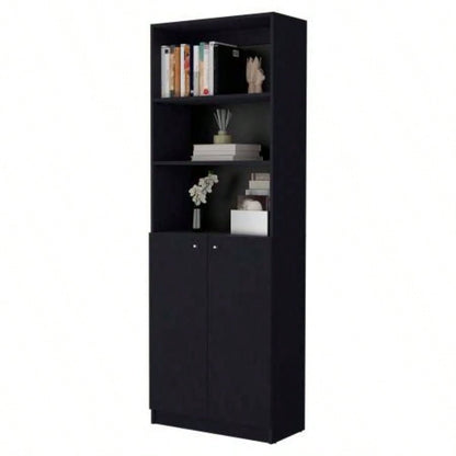 Black 2 - Door Bookcase