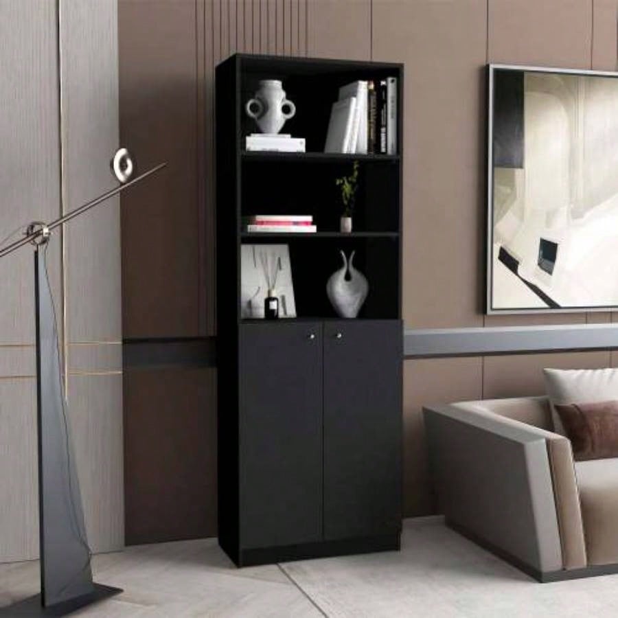 Black 2 - Door Bookcase