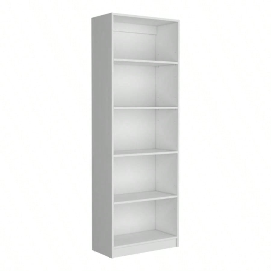Vinton 4 - Tier Bookcase with Modern Storage Books and Decor, White