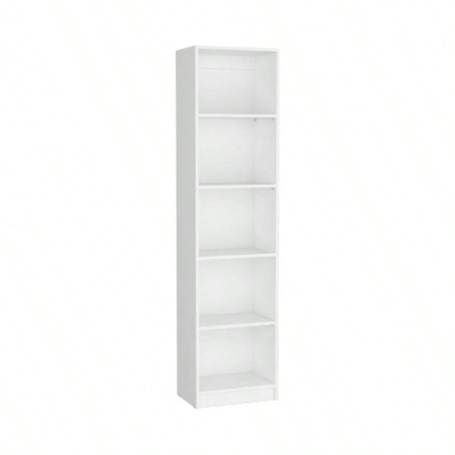 Vinton XS Bookcase Compact Bookshelf with Multiple Shelves, White