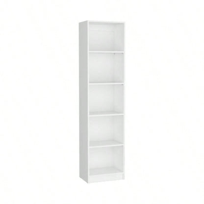 Vinton XS Bookcase Compact Bookshelf with Multiple Shelves, White