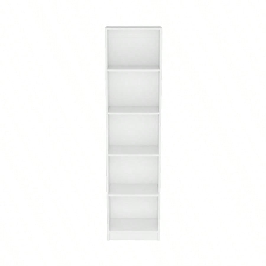 Vinton XS Bookcase Compact Bookshelf with Multiple Shelves, White