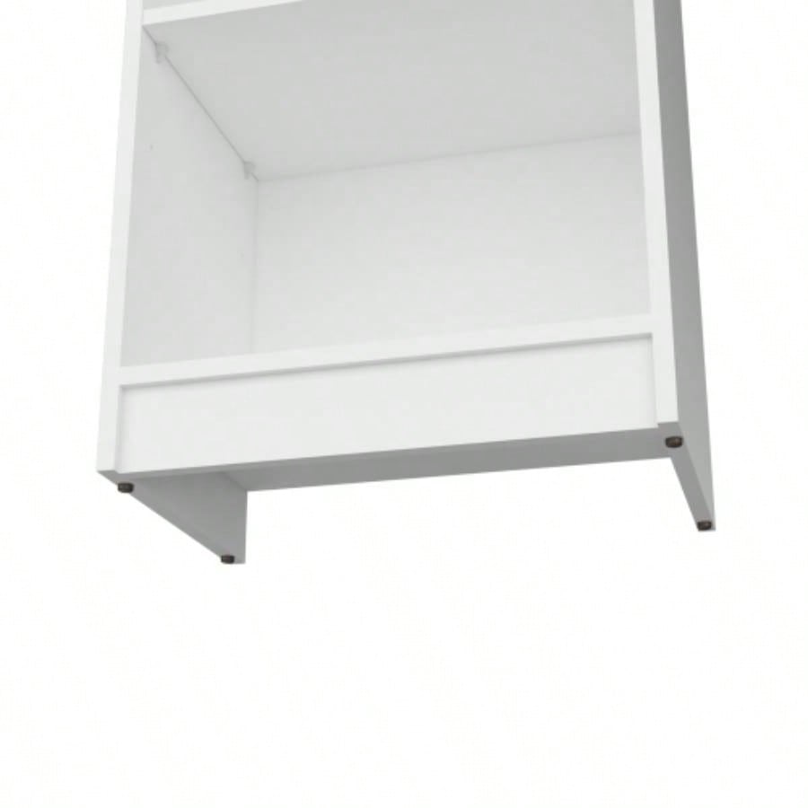 Vinton XS Bookcase Compact Bookshelf with Multiple Shelves, White