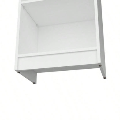 Vinton XS Bookcase Compact Bookshelf with Multiple Shelves, White