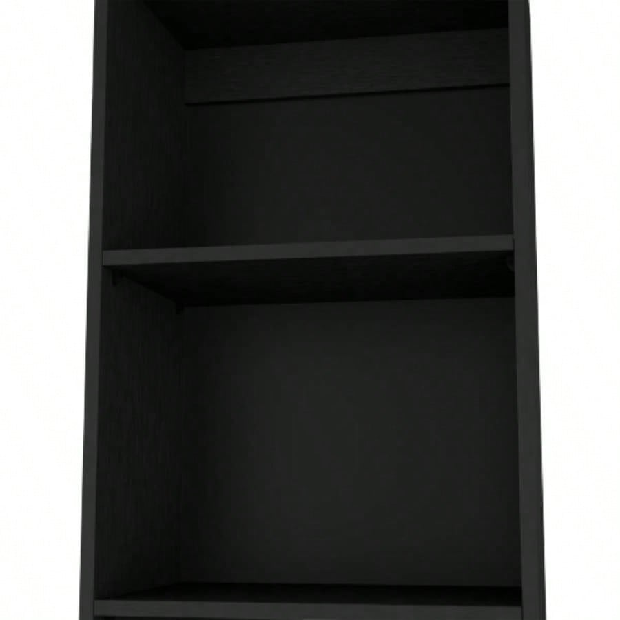 Sutton Slim Bookcase with Modern 5 - Shelf Design