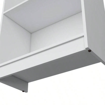 Vinton Bookcase with Spacious Tier - Shelving Design, White