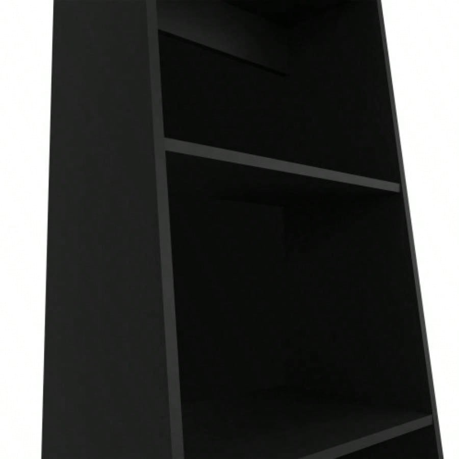 Anthem Bookcase in Melamine with Three Shelves, Black