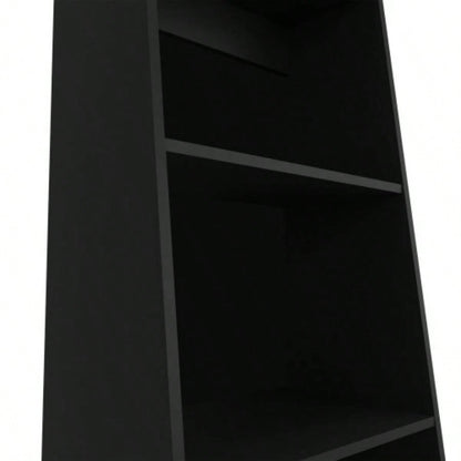 Anthem Bookcase in Melamine with Three Shelves, Black