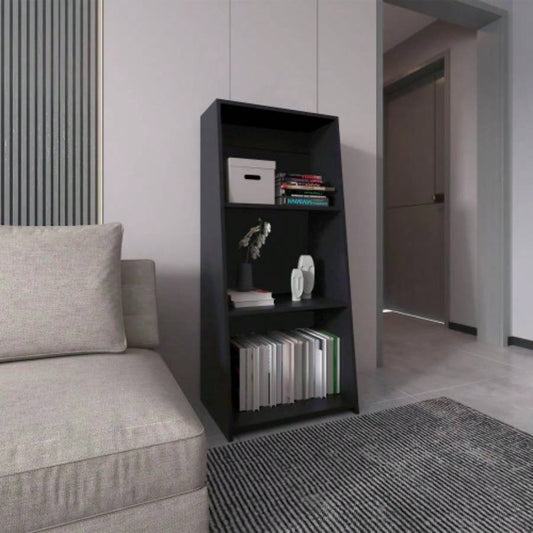 Bookcase 47 H, 3 shelves, Black