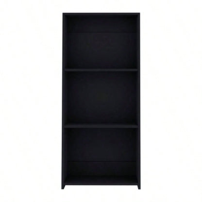 Bookcase 47 H, 3 shelves, Black