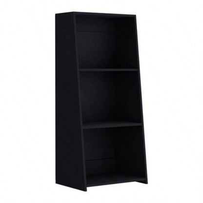 Bookcase 47 H, 3 shelves, Black