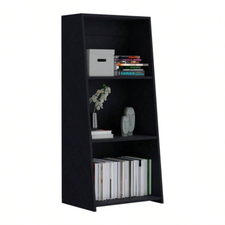 Bookcase 47 H, 3 shelves, Black