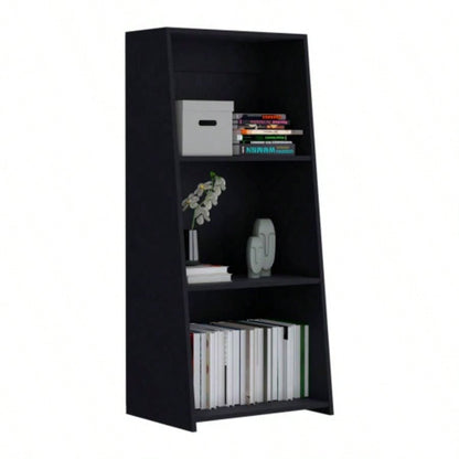 Bookcase 47 H, 3 shelves, Black