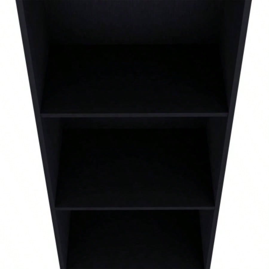 Bookcase 47 H, 3 shelves, Black