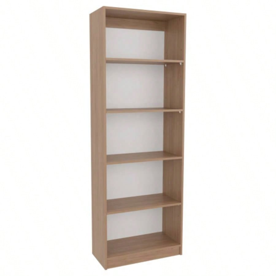 4 - Tier Bookcase with Modern Storage Books and Decor