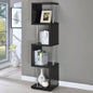 Black and 4 - Tier Bookcase