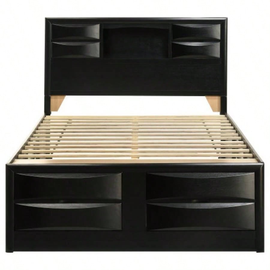 Jazz Black Storage Bed
