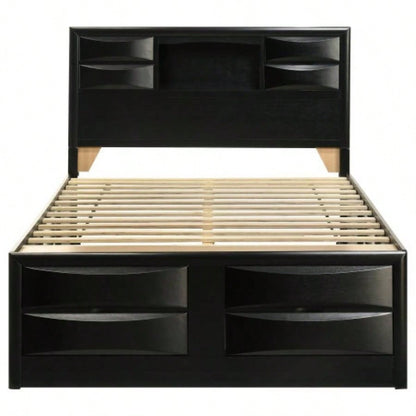 Jazz Black Storage Bed