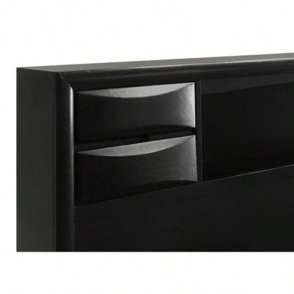 Jazz Black Storage Bed
