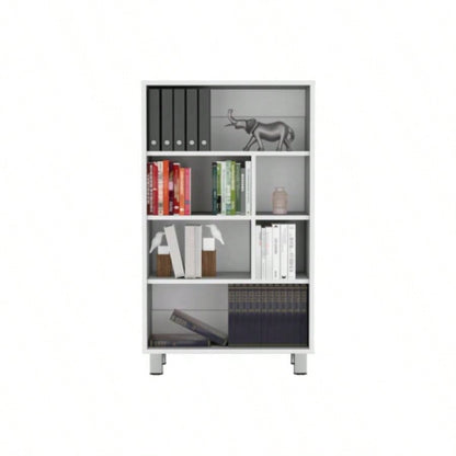 Bookcase 40.6 H, 6 shelves, 4, White