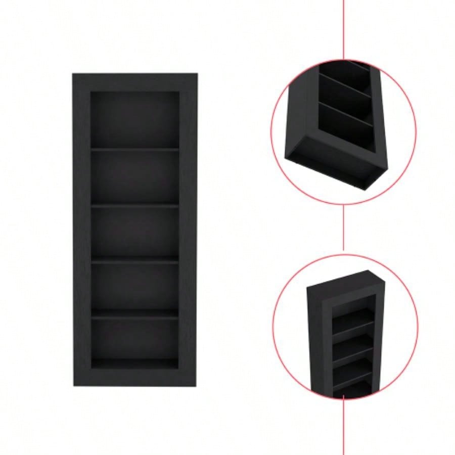 Bookcase Wray, Office, Black