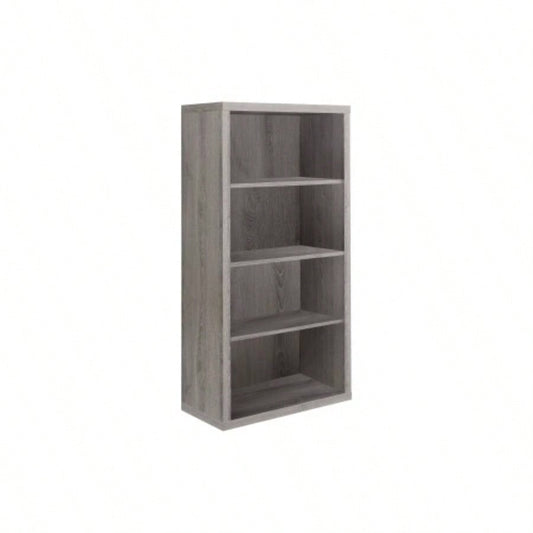 Bookshelf, Bookcase, Etagere, 5 Tier, 48h, Office, Bedroom, Brown Laminate, Contemporary, Modern