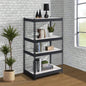 Natural and Black 4 - tier Bookcase