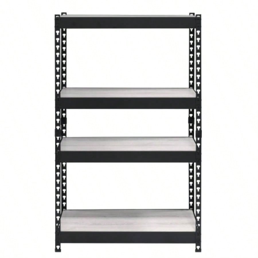 Natural and Black 4 - tier Bookcase