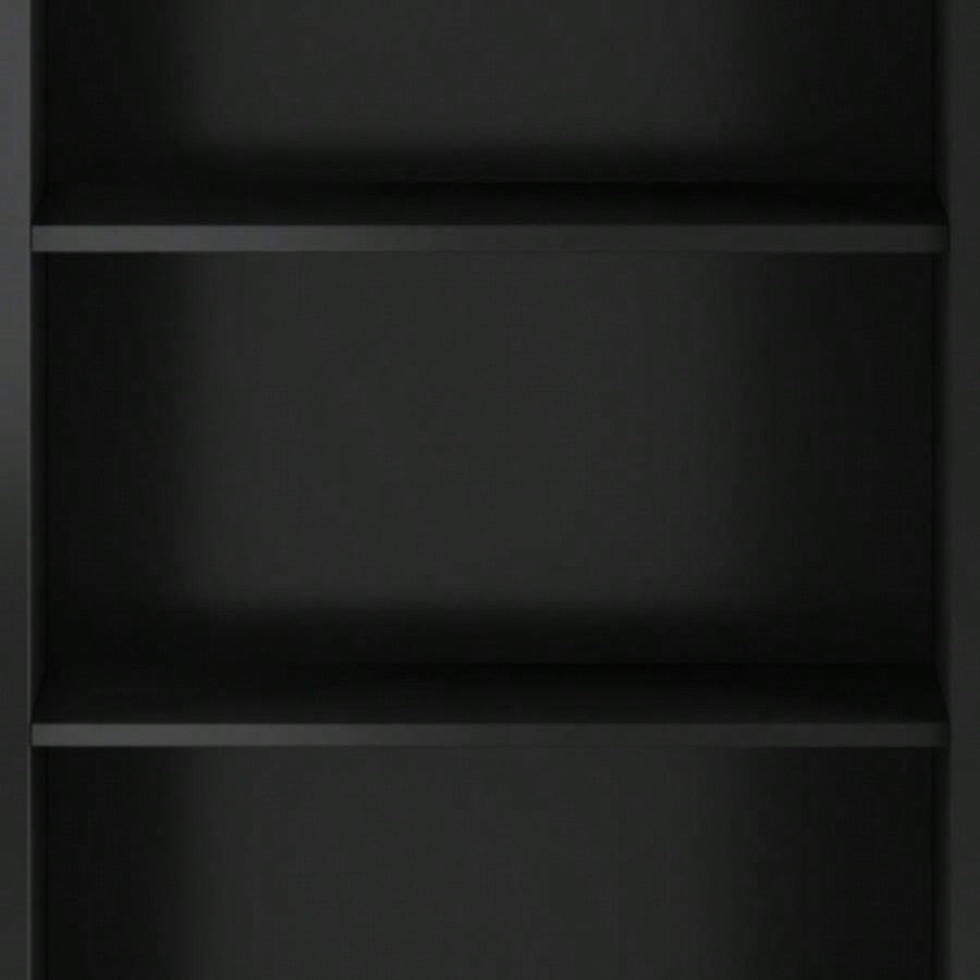 Amherst 30 inch Solid Wood 5 Shelf Bookcase in Black