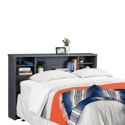 Full/ Bookcase Headboard,+ Brown