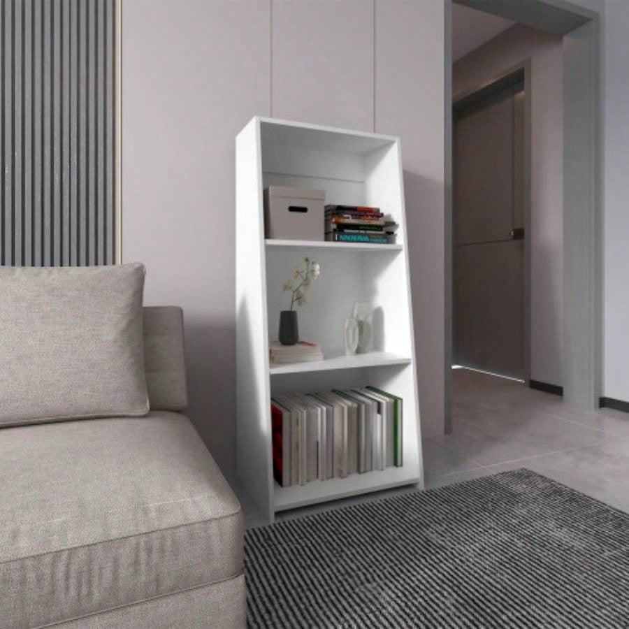 Bookcase 47 H, 3 shelves, White