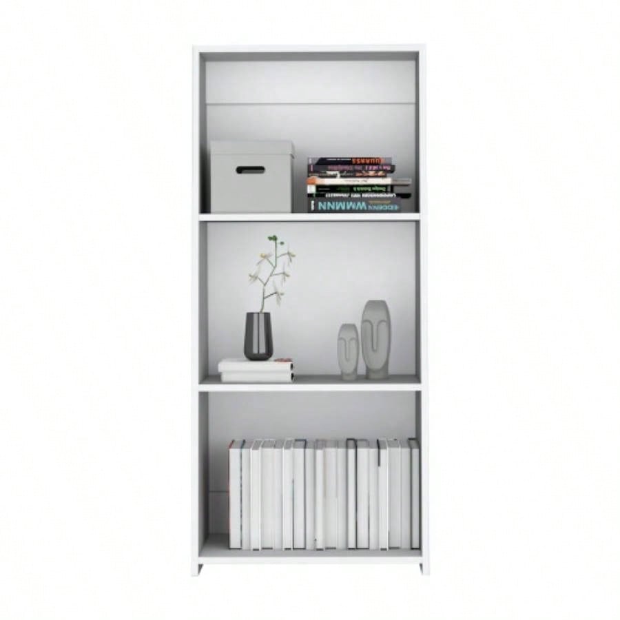 Bookcase 47 H, 3 shelves, White
