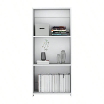Bookcase 47 H, 3 shelves, White