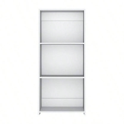 Bookcase 47 H, 3 shelves, White