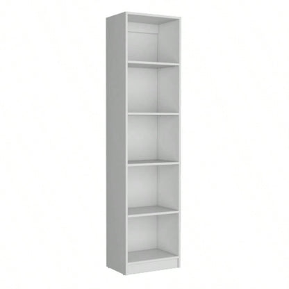 Kenyon 2 Piece Home Bookcase set, 42 Wide with 10 Shelves, Living Room Set White