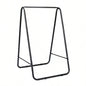 Outdoor Hammock Chair Stand Only, Swing Stand with 2 Hooks, Load 600lbs, Fits Most Hanging Chairs, Black Without Hammock Chair