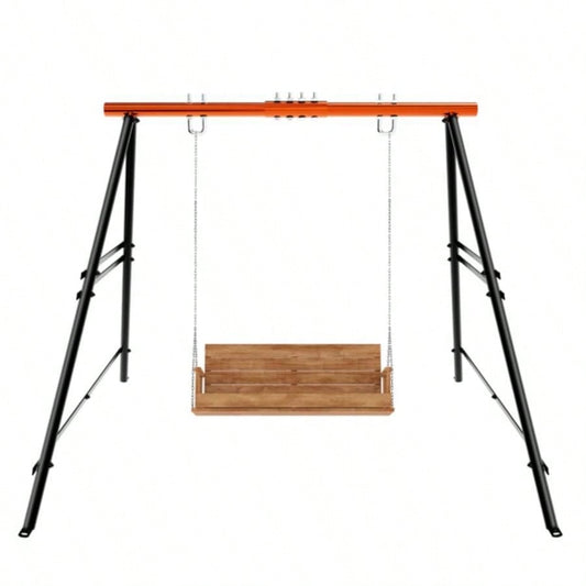 Swing Sets Backyard, Outdoor Porch Swing Frame, Hammock Chair Stand Only, Load 550Lbs A - Frame Swing Stand, Swing Set Patio, Playground, Park, Swing not Include