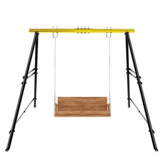 Swing Sets Backyard, Outdoor Porch Swing Frame, Hammock Chair Stand Only, Load 550Lbs A - Frame Swing Stand, Swing Set Patio, Playground, Park, Swing not Include